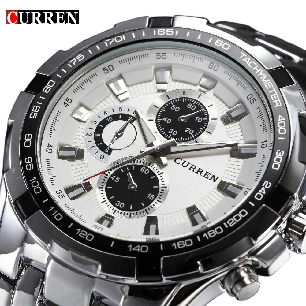 2018 Top Brand Luxury full steel Watch Men Business Casual quartz Wrist Watches Military Wristwatch waterproof Relogio SALE New - Gabriel