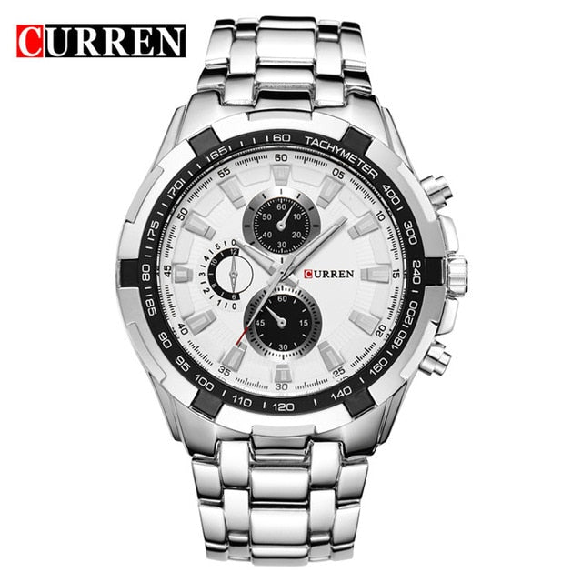 2018 Top Brand Luxury full steel Watch Men Business Casual quartz Wrist Watches Military Wristwatch waterproof Relogio SALE New - Gabriel