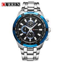 Load image into Gallery viewer, 2018 Top Brand Luxury full steel Watch Men Business Casual quartz Wrist Watches Military Wristwatch waterproof Relogio SALE New - Gabriel