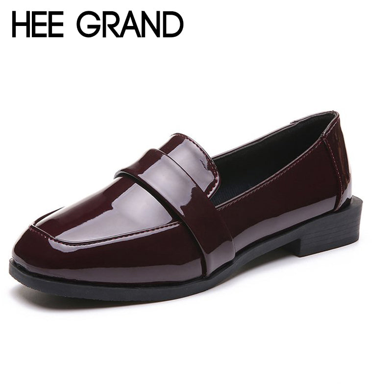HEE GRAND Women Fashion Oxfords 2018 New Spring Pumps Women Causal Shoes Slip-on Shoes for Working Women XWD6520 - Gabriel