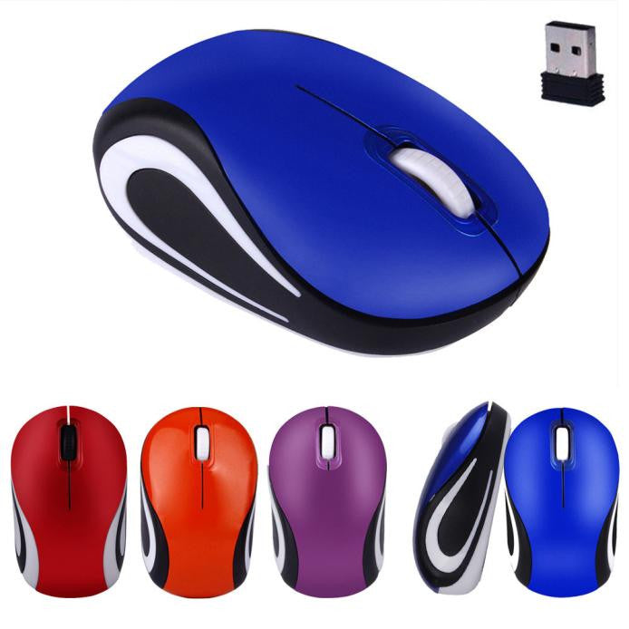 Cute Mini 2.4 GHz Wireless Optical Mouse Mice For PC Laptop Notebook - Gabriel