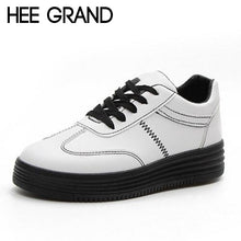 Load image into Gallery viewer, HEE GRAND 2018 Rivet Women Casual Shoes PU Leather Vamp Flats Comfortable Women Shoes Vulcanized Shoes Mujer Sneakers XWB153 - Gabriel