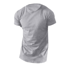 Load image into Gallery viewer, 4 Colors Mens Summer Fashion Slim T Shirt Casual Cotton Short Sleeve Crew Neck Longline T-shirt Mens Summer TShirt Tops - Gabriel