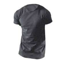 Load image into Gallery viewer, 4 Colors Mens Summer Fashion Slim T Shirt Casual Cotton Short Sleeve Crew Neck Longline T-shirt Mens Summer TShirt Tops - Gabriel