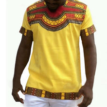 Load image into Gallery viewer, 2018 Summer Tops Men African Clothes Slim Male Dashiki Vintage T shirts African Print T-shirt Ethnic Traditional Hiphop Clothing - Gabriel