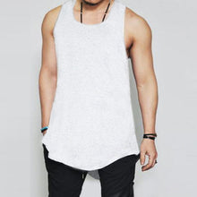 Load image into Gallery viewer, PODOM Male Sleeveless Undershirts O-Neck Summer Casual Mens Plus Size Vest Side Zipper Tshirt Man New Vest Tank Tops Tshirt 3XL - Gabriel