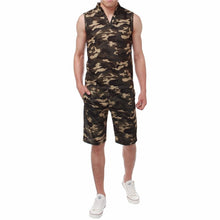 Load image into Gallery viewer, 2018 New Arrival Men Sets Summer Army Camouflage Tank Top Casual Slim Tops Unisex Sleeveless Outwear Plus Size S-3XL - Gabriel