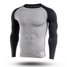 Load image into Gallery viewer, INCERUN Men&#39;s T-Shirts Muscle Joggers Workouts Raglan Long Sleeve Slim Fitness TShirt Sweatshirts Male Casual Tee Tops Crossfit - Gabriel