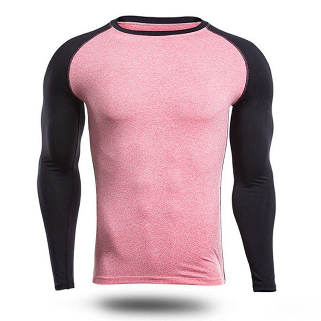 INCERUN Men's T-Shirts Muscle Joggers Workouts Raglan Long Sleeve Slim Fitness TShirt Sweatshirts Male Casual Tee Tops Crossfit - Gabriel