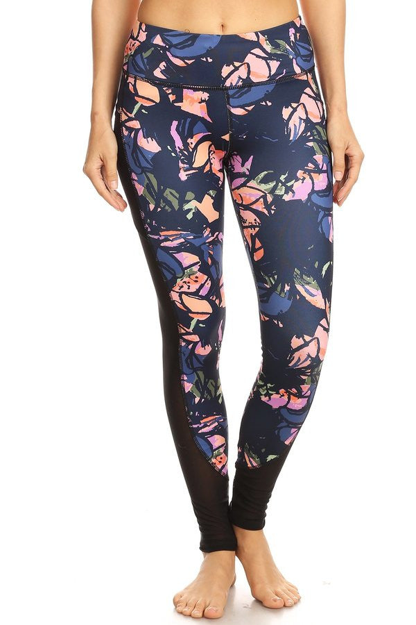 High Quality Printed Legging with Side Pockets - Gabriel