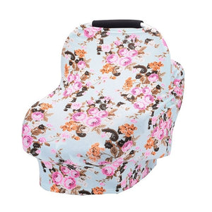 Baby Nursing Cover for Newborn Shopping Cart Cover Infant Cart Seat Canopy High Chair Cover Baby Gift Floral Breastfeeding Scarf - Gabriel