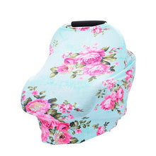 Load image into Gallery viewer, Baby Nursing Cover for Newborn Shopping Cart Cover Infant Cart Seat Canopy High Chair Cover Baby Gift Floral Breastfeeding Scarf - Gabriel