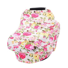 Load image into Gallery viewer, Baby Nursing Cover for Newborn Shopping Cart Cover Infant Cart Seat Canopy High Chair Cover Baby Gift Floral Breastfeeding Scarf - Gabriel