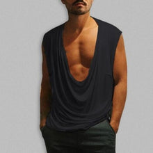 Load image into Gallery viewer, INCERUN Stylish S-5XL Casual Tank Tops Men Sleeveless Tee Pleated Deep V Neck Loose Fitness Bodybuilding Muscle Joggers Vest - Gabriel