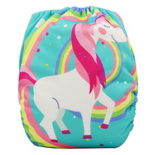 Load image into Gallery viewer, Ohbabyka Baby Cloth Diapers Reusable Nappies Character Unisex Baby Care Pants Waterproof Pocket Cloth Diaper Baby Shower Gifts - Gabriel