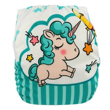 Load image into Gallery viewer, Ohbabyka Baby Cloth Diapers Reusable Nappies Character Unisex Baby Care Pants Waterproof Pocket Cloth Diaper Baby Shower Gifts - Gabriel