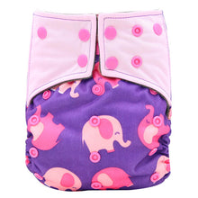 Load image into Gallery viewer, Ohbabyka AI2 Cloth Diapers Infant Baby Reusable Diaper Nappies Character Print Washable Bamboo Charcoal Pocket Diapers Cover - Gabriel