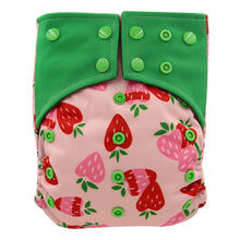 Load image into Gallery viewer, Ohbabyka AI2 Cloth Diapers Infant Baby Reusable Diaper Nappies Character Print Washable Bamboo Charcoal Pocket Diapers Cover - Gabriel