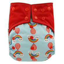 Load image into Gallery viewer, Ohbabyka AI2 Cloth Diapers Infant Baby Reusable Diaper Nappies Character Print Washable Bamboo Charcoal Pocket Diapers Cover - Gabriel