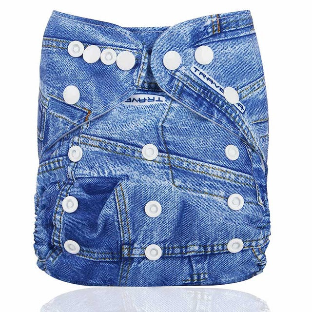 Bear Leader 2018 Baby Cloth Diaper Reusable Pocket Nappies Washable Modern Cloth Nappy Pul Diaper Cover Suit 0-2 Years 3-15KG - Gabriel