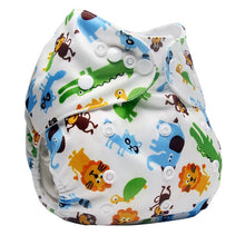 Load image into Gallery viewer, Bear Leader 2018 Baby Cloth Diaper Reusable Pocket Nappies Washable Modern Cloth Nappy Diaper Cover Suit 0-2 Years With Insert - Gabriel