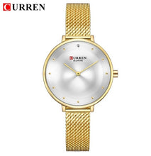 Load image into Gallery viewer, Luxury Women Quartz Watches CURREN Ladies Stainless Steel Ultra Thin Elegant Dress Wrist Watch Fashion Waterproof Gift Clock - Gabriel