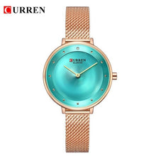 Load image into Gallery viewer, Luxury Women Quartz Watches CURREN Ladies Stainless Steel Ultra Thin Elegant Dress Wrist Watch Fashion Waterproof Gift Clock - Gabriel