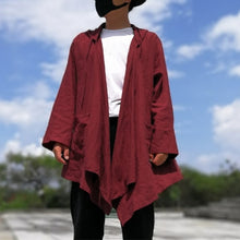Load image into Gallery viewer, Hiphop Men&#39;s Cardigan Hoodie Cloak Long Sleeve Autumn Hoody Trench Casual Jacket Cape Coat Men Clothing Black New Coat NCERUN - Gabriel
