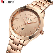 Load image into Gallery viewer, Luxury Fashion Women Jewelry Quartz Watches Curren Steel Ladies Elegant Dress Wrist Watch Women Fashion Barcelet Gift Clock - Gabriel