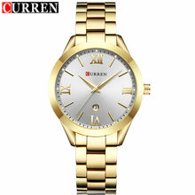 Load image into Gallery viewer, Luxury Fashion Women Jewelry Quartz Watches Curren Steel Ladies Elegant Dress Wrist Watch Women Fashion Barcelet Gift Clock - Gabriel