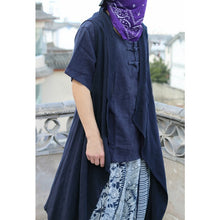 Load image into Gallery viewer, New Hiphop Men&#39;s Cardigan Sleeveless Coat Jackets Outwear Vest Cloak Loose X-Long Trench Hombre Irregular Hem Men Tops INCERUN - Gabriel