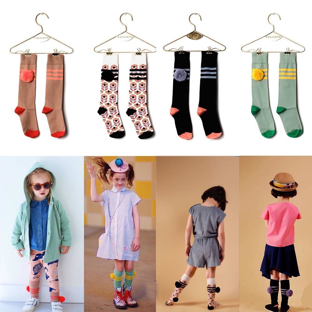 Baby Girl Knee High Socks Infantil Menina Kids School Socks Wolf Rita Brand Toddler Boys Socks Children Chaussettes Enfants - Gabriel