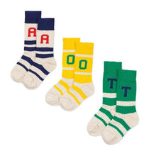 Load image into Gallery viewer, Girls Knee High Socks Bobo Choses Autumn Winter 2018 TAO Brand Baby Socks for Girls Clothes Striped Cotton Children Boys Socks - Gabriel