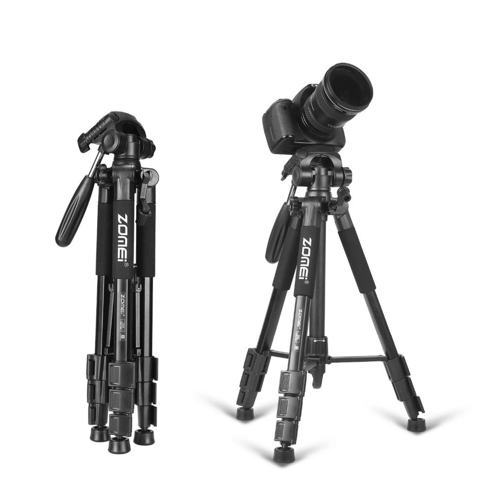 New Zomei Tripod Z666 Professional Portable Travel Aluminium Camera Tripod Accessories Stand with Pan Head for Canon Dslr Camera - Gabriel