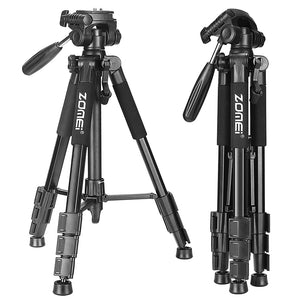 New Zomei Tripod Z666 Professional Portable Travel Aluminium Camera Tripod Accessories Stand with Pan Head for Canon Dslr Camera - Gabriel